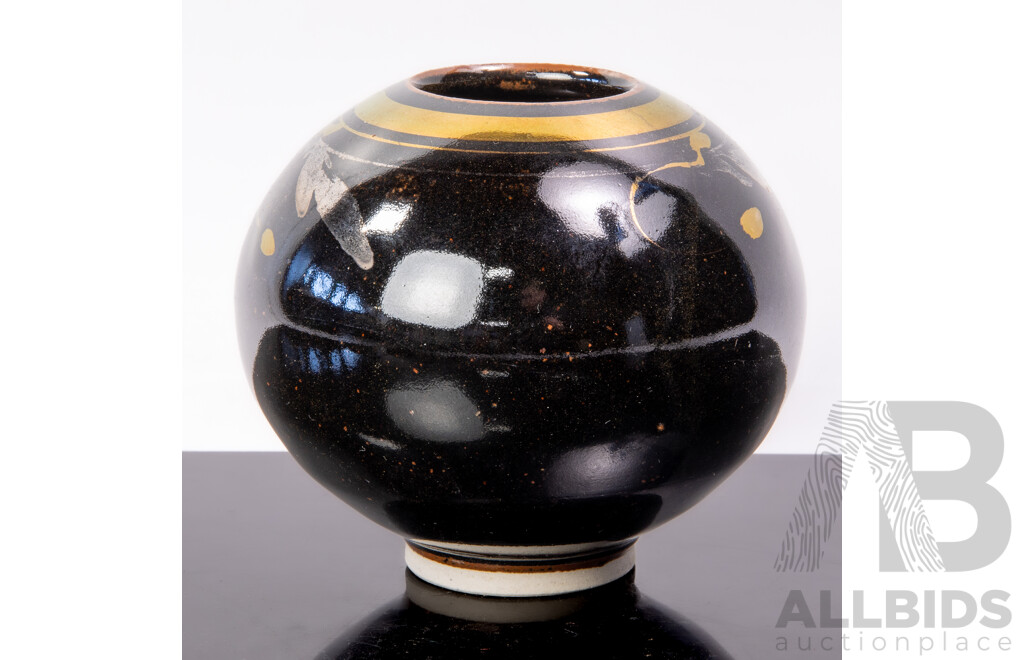 Australian Local Studio Pottery Vase by Victor Greenaway
