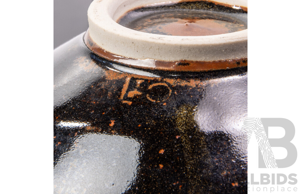 Australian Local Studio Pottery Vase by Victor Greenaway