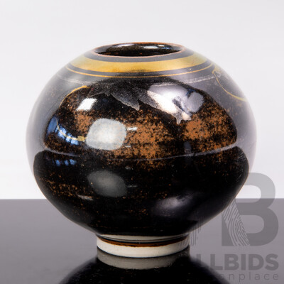 Australian Local Studio Pottery Vase by Victor Greenaway
