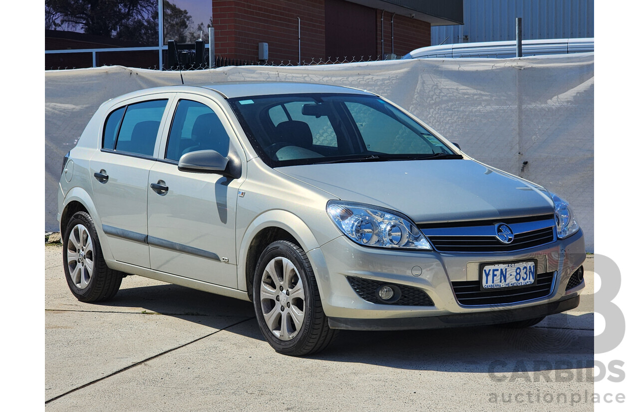 6/2008 Holden Astra 60TH Anniversary AH MY08.5 5d Hatchback Gold 1.8L