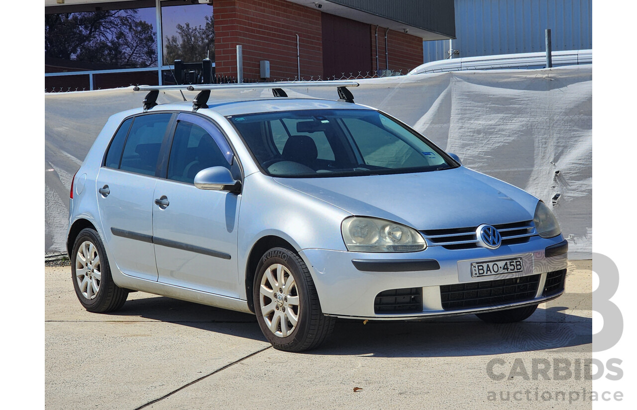 12/2006 Volkswagen Golf 2.0 TDI Comfortline 1K 5d Hatchback Silver 2.0L