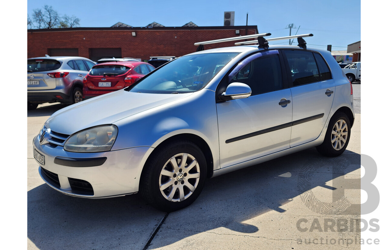 12/2006 Volkswagen Golf 2.0 TDI Comfortline 1K 5d Hatchback Silver 2.0L