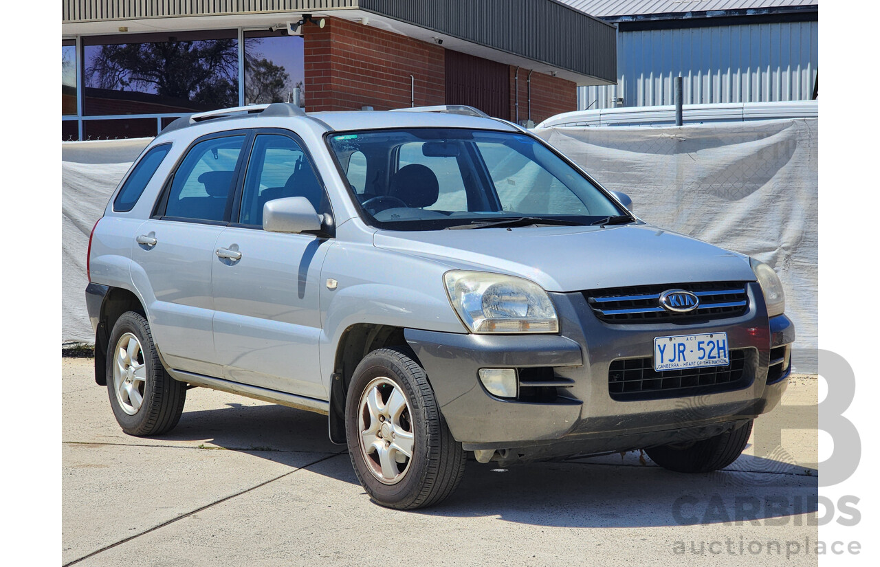 10/2008 Kia Sportage LX (fwd) KM 4d Wagon Silver 2.0L