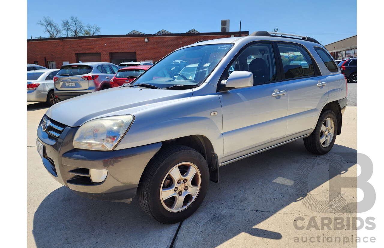 10/2008 Kia Sportage LX (fwd) KM 4d Wagon Silver 2.0L