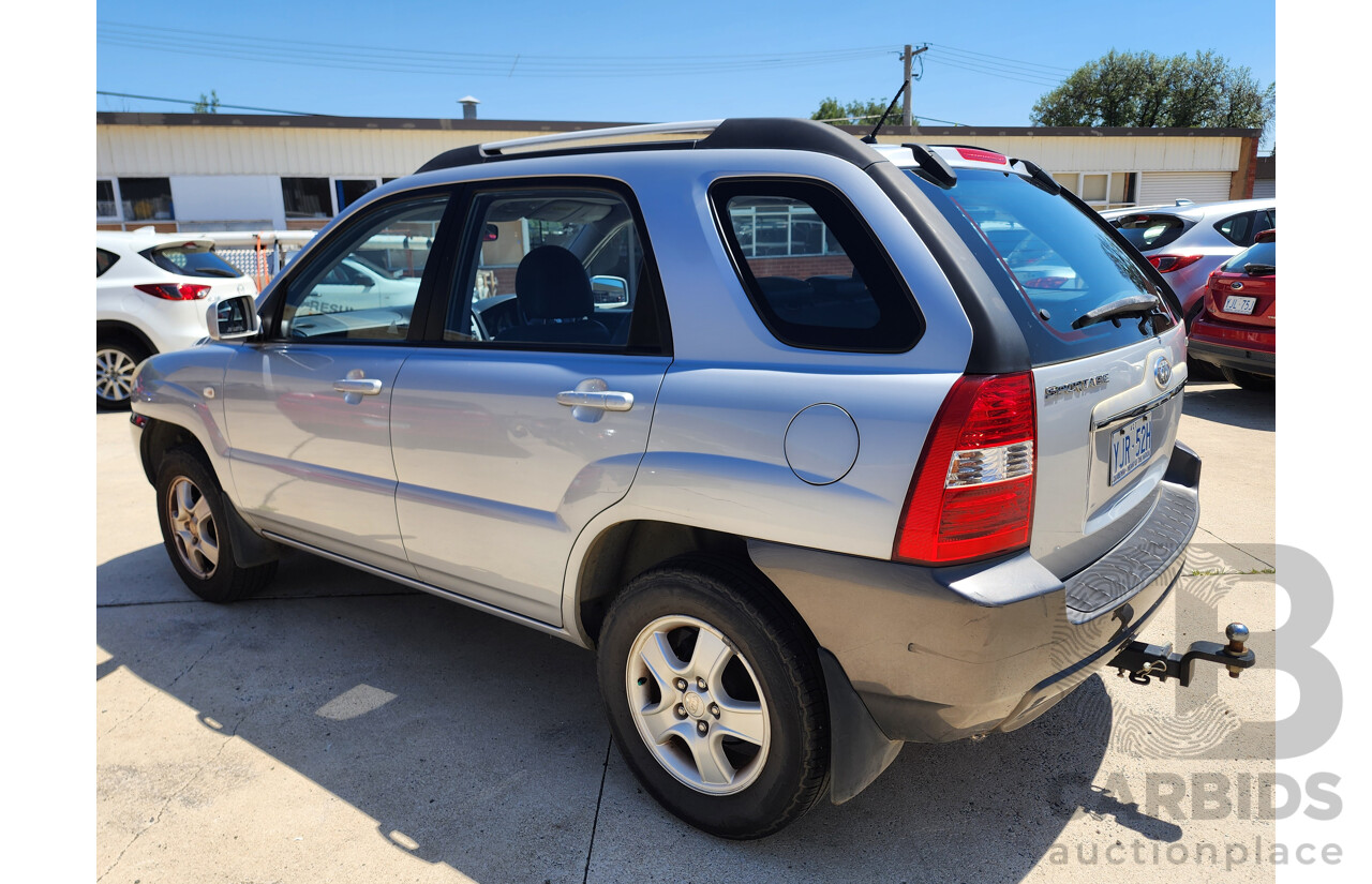 10/2008 Kia Sportage LX (fwd) KM 4d Wagon Silver 2.0L