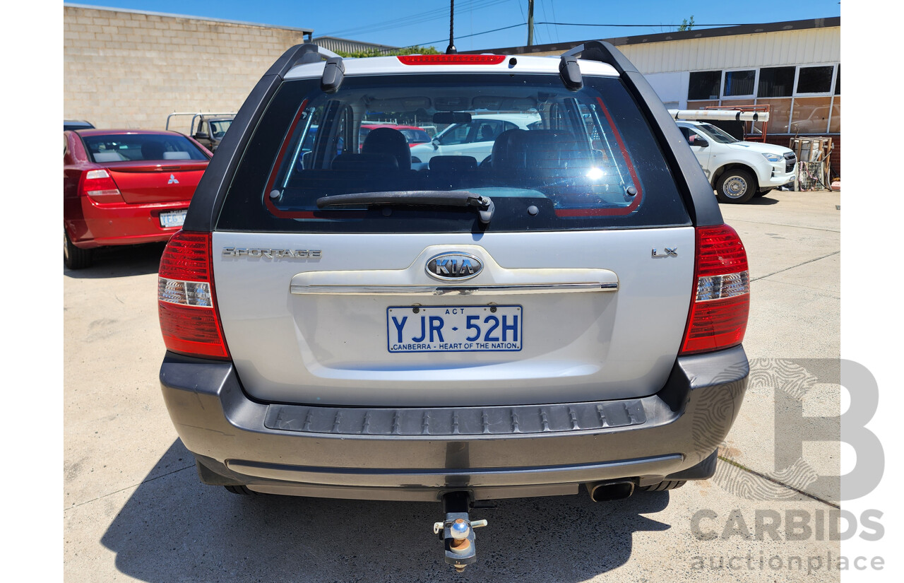 10/2008 Kia Sportage LX (fwd) KM 4d Wagon Silver 2.0L