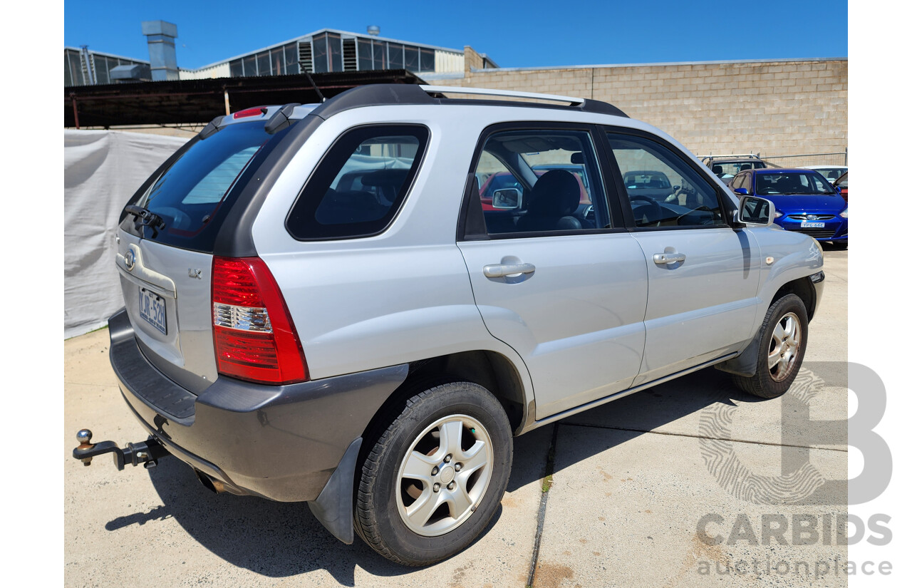 10/2008 Kia Sportage LX (fwd) KM 4d Wagon Silver 2.0L