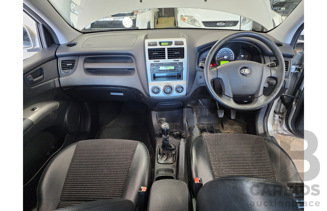 10/2008 Kia Sportage LX (fwd) KM 4d Wagon Silver 2.0L