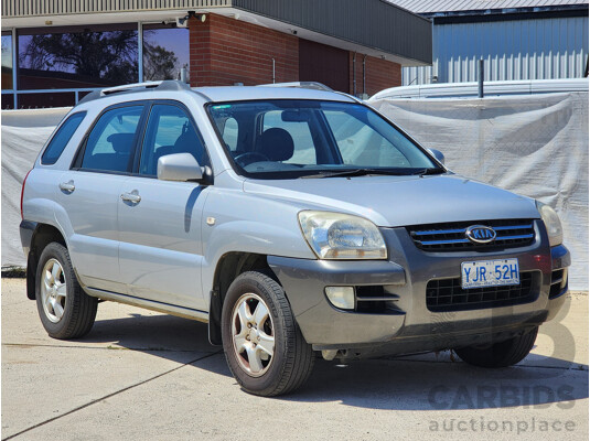 10/2008 Kia Sportage LX (fwd) KM 4d Wagon Silver 2.0L