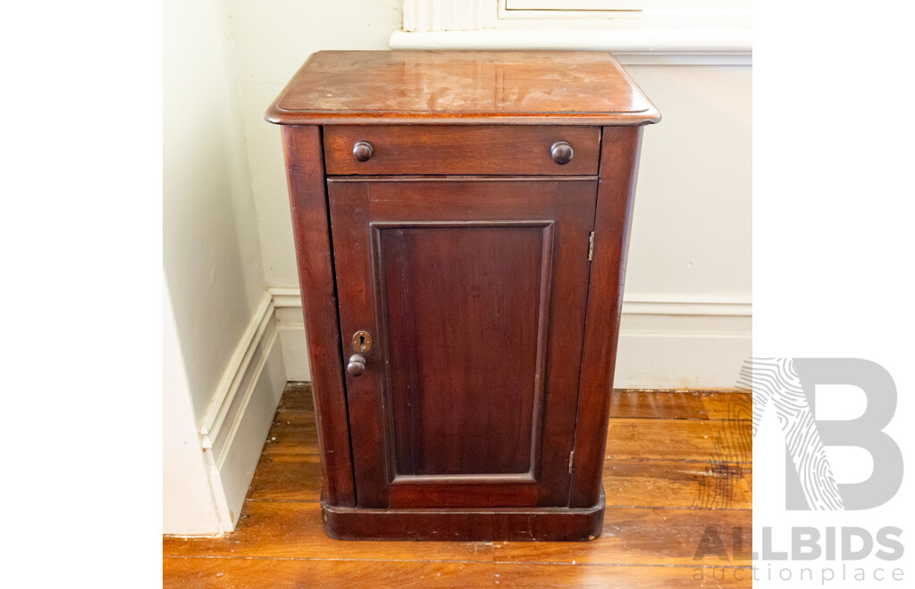 Victorian Cedar Wash Stand Cabinet