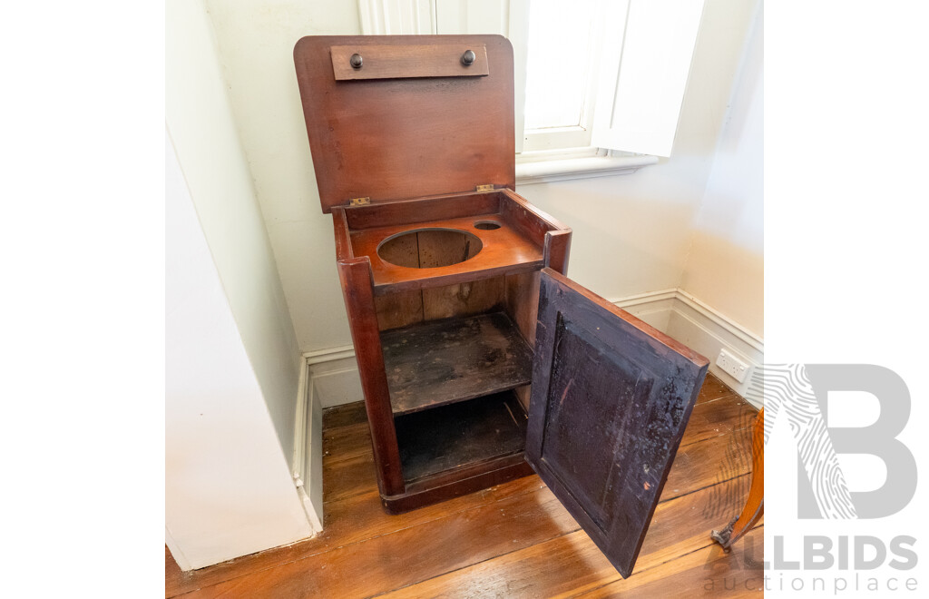 Victorian Cedar Wash Stand Cabinet