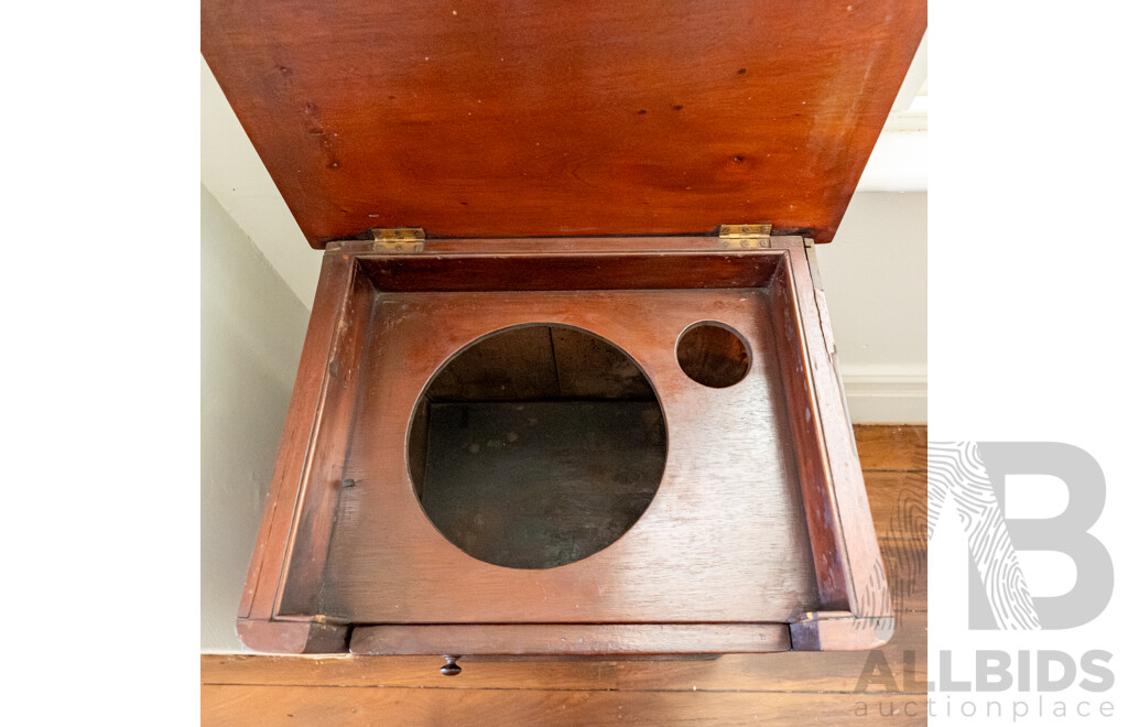 Victorian Cedar Wash Stand Cabinet