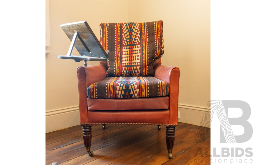 Georgian Mahogany Reading Chair