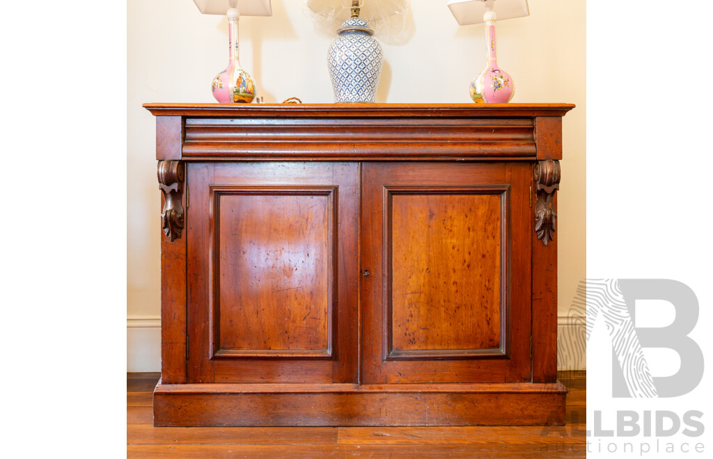 Victorian Mahogany Two Door Sideboard