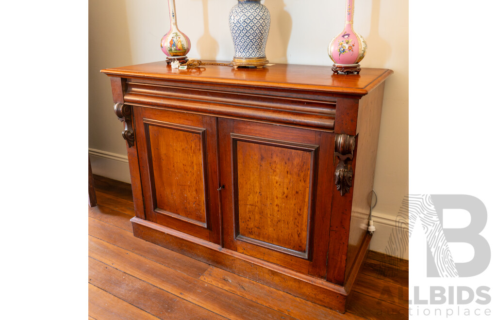 Victorian Mahogany Two Door Sideboard