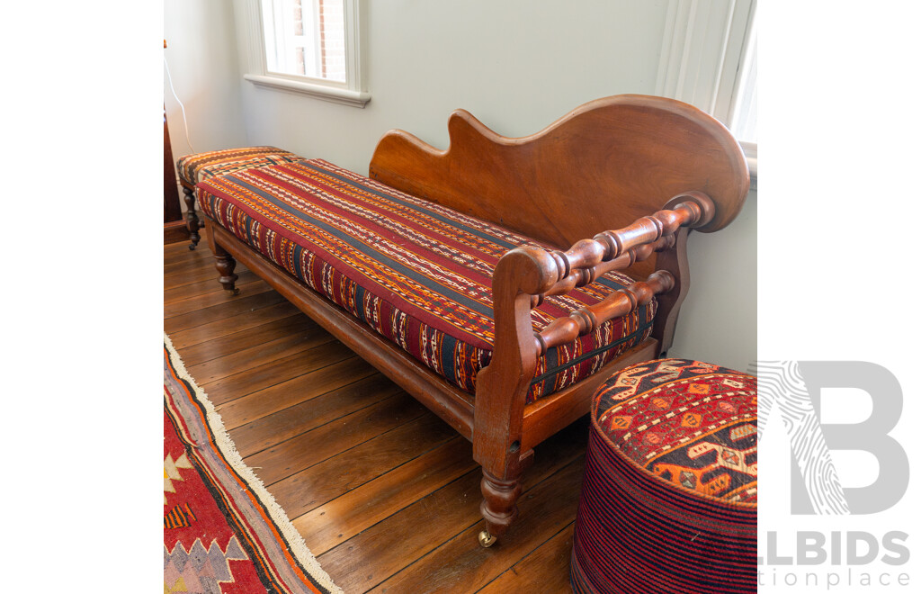 Victorian Cedar Open Ended Chaise