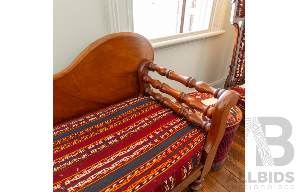 Victorian Cedar Open Ended Chaise