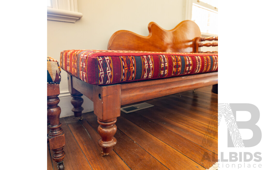 Victorian Cedar Open Ended Chaise