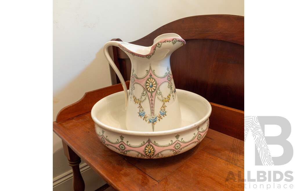 J&G Meakin Jug and Washbasin