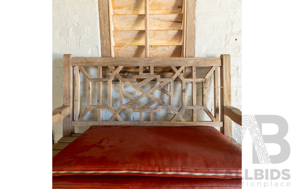 Timber Lutyens Style Garden Bench by Julian Chichester Designs, London