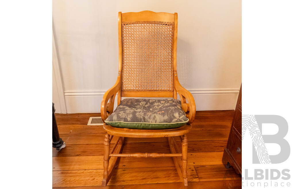 Vintage Elm Rocking Chair