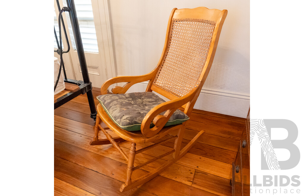 Vintage Elm Rocking Chair