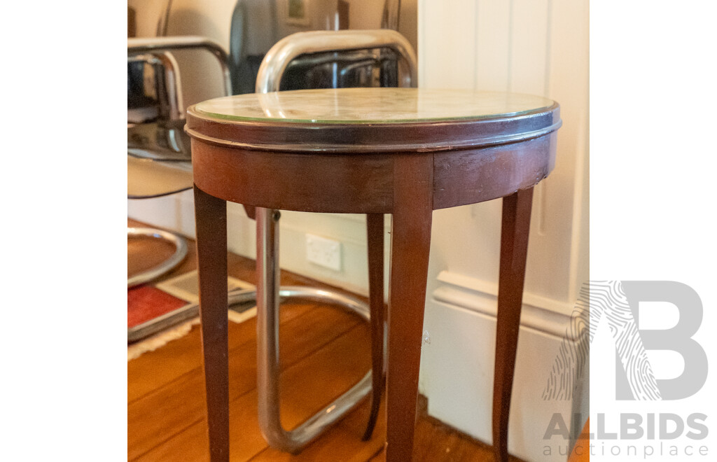 Edwardian Tapestry Top Side Table