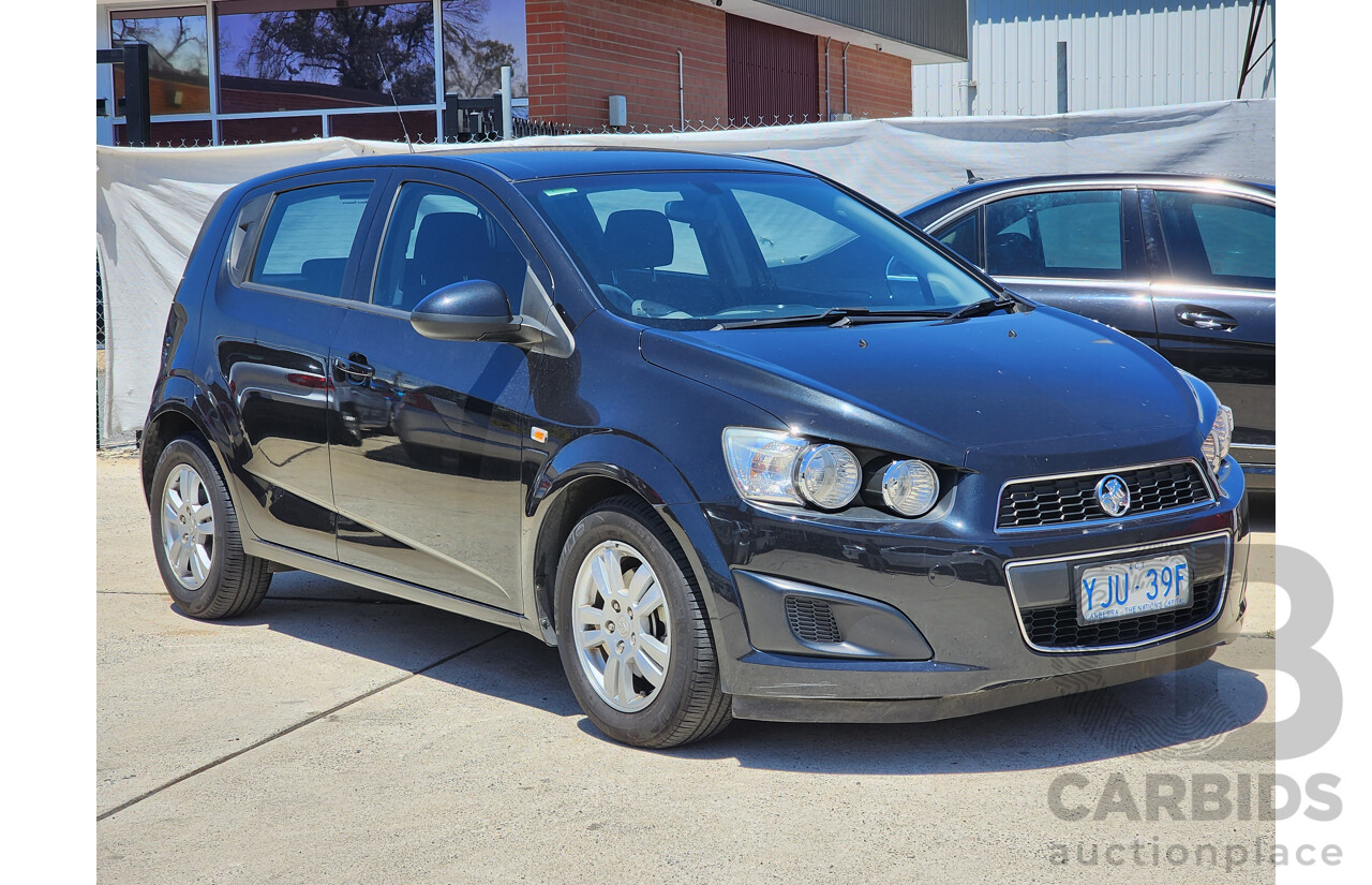 10/2013 Holden Barina CD TM MY13 5d Hatchback Black 1.6L