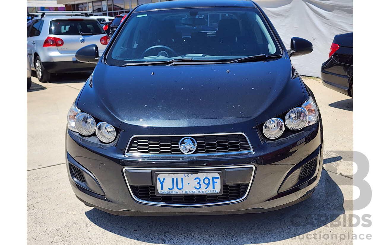 10/2013 Holden Barina CD TM MY13 5d Hatchback Black 1.6L