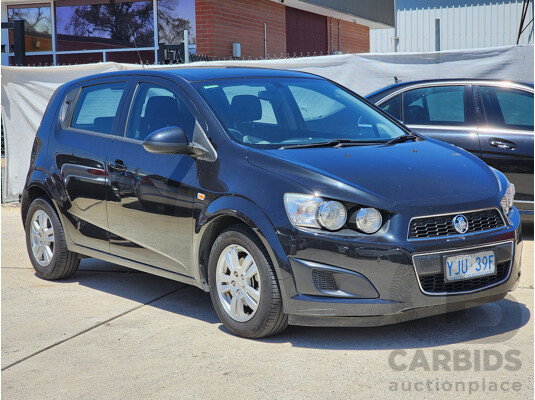 10/2013 Holden Barina CD TM MY13 5d Hatchback Black 1.6L