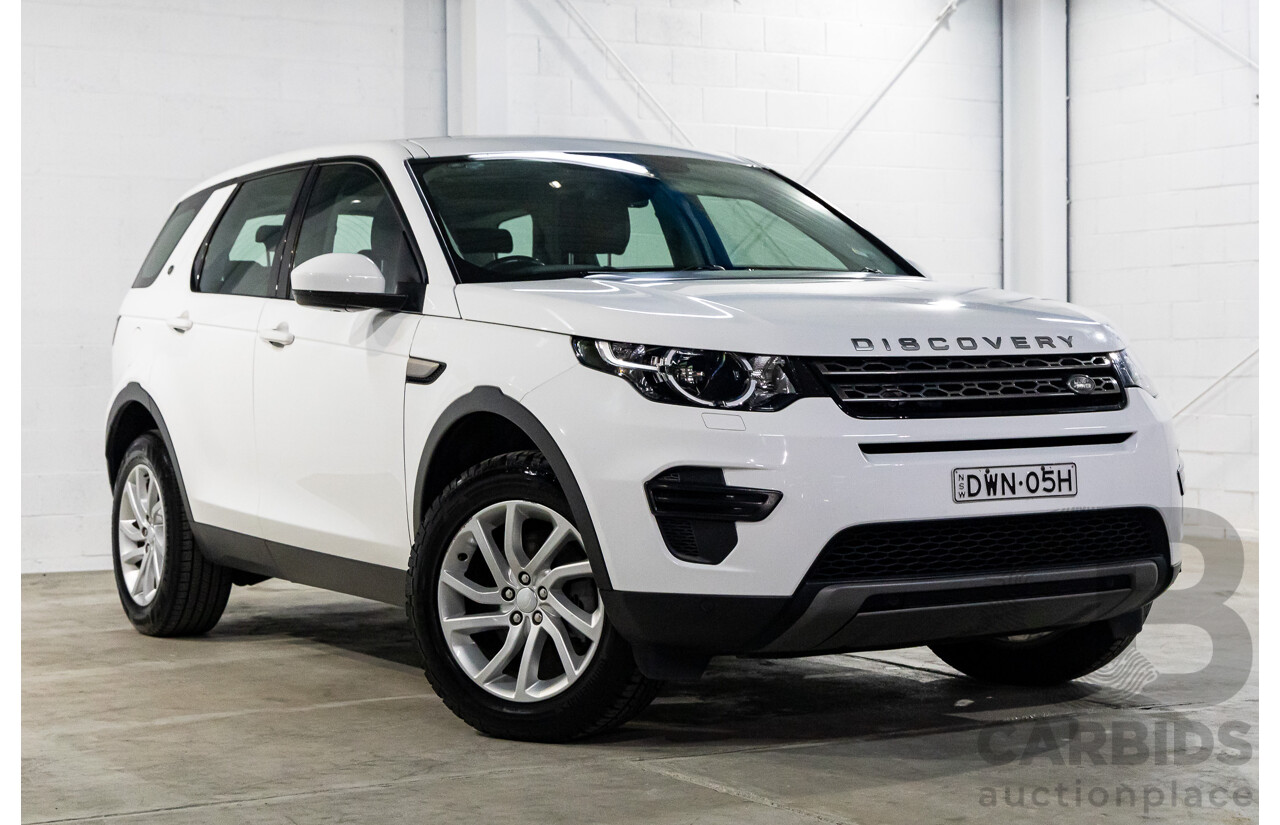 01/2018 Land Rover Discovery Sport TD4 SE (110kW) (AWD) L550 MY18 4d Wagon Fuji White Turbo Diesel 2.0L - 7 Seater