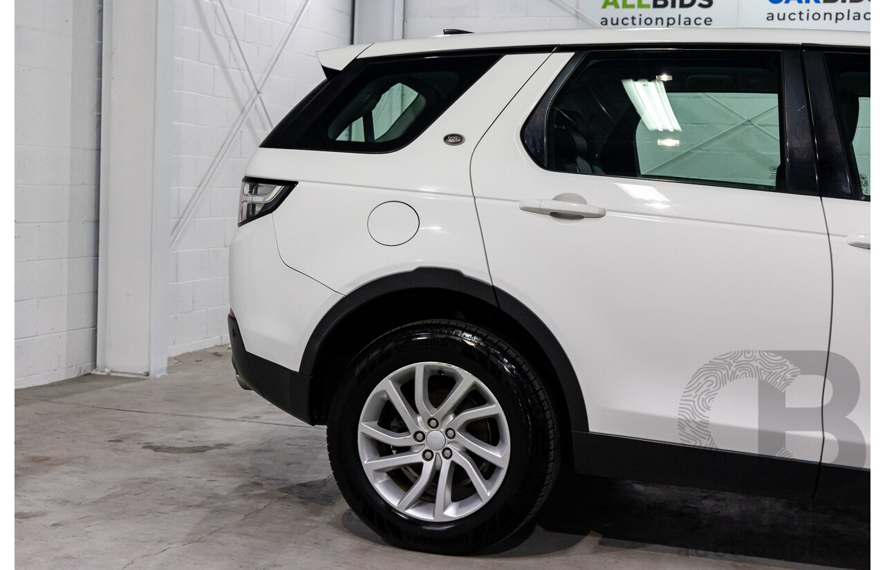 01/2018 Land Rover Discovery Sport TD4 SE (110kW) (AWD) L550 MY18 4d Wagon Fuji White Turbo Diesel 2.0L - 7 Seater