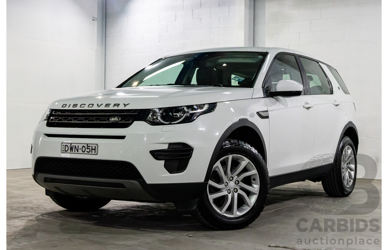 01/2018 Land Rover Discovery Sport TD4 SE (110kW) (AWD) L550 MY18 4d Wagon Fuji White Turbo Diesel 2.0L - 7 Seater