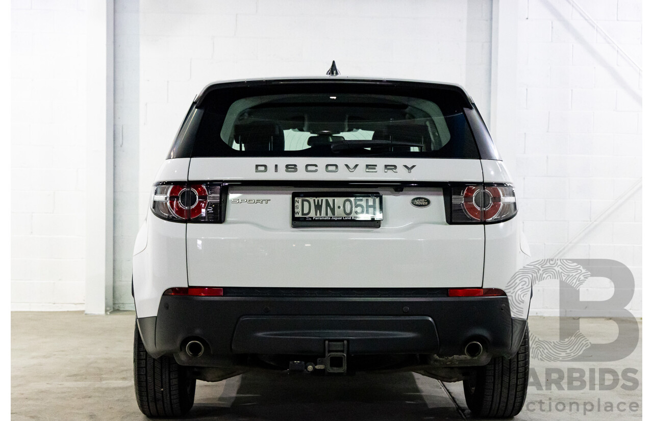 01/2018 Land Rover Discovery Sport TD4 SE (110kW) (AWD) L550 MY18 4d Wagon Fuji White Turbo Diesel 2.0L - 7 Seater