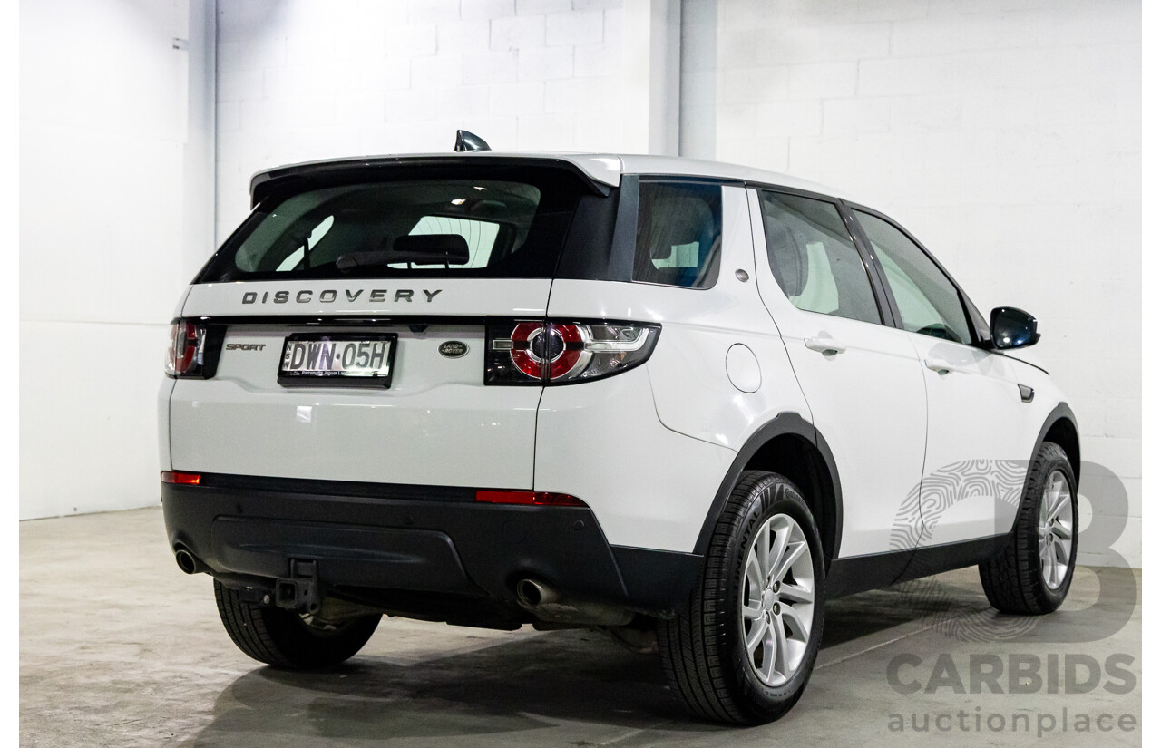 01/2018 Land Rover Discovery Sport TD4 SE (110kW) (AWD) L550 MY18 4d Wagon Fuji White Turbo Diesel 2.0L - 7 Seater