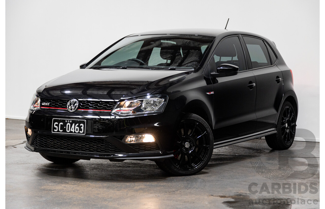 08/2017 Volkswagen Polo GTi FWD 6R MY17 5D Hatchback Black 1.8L