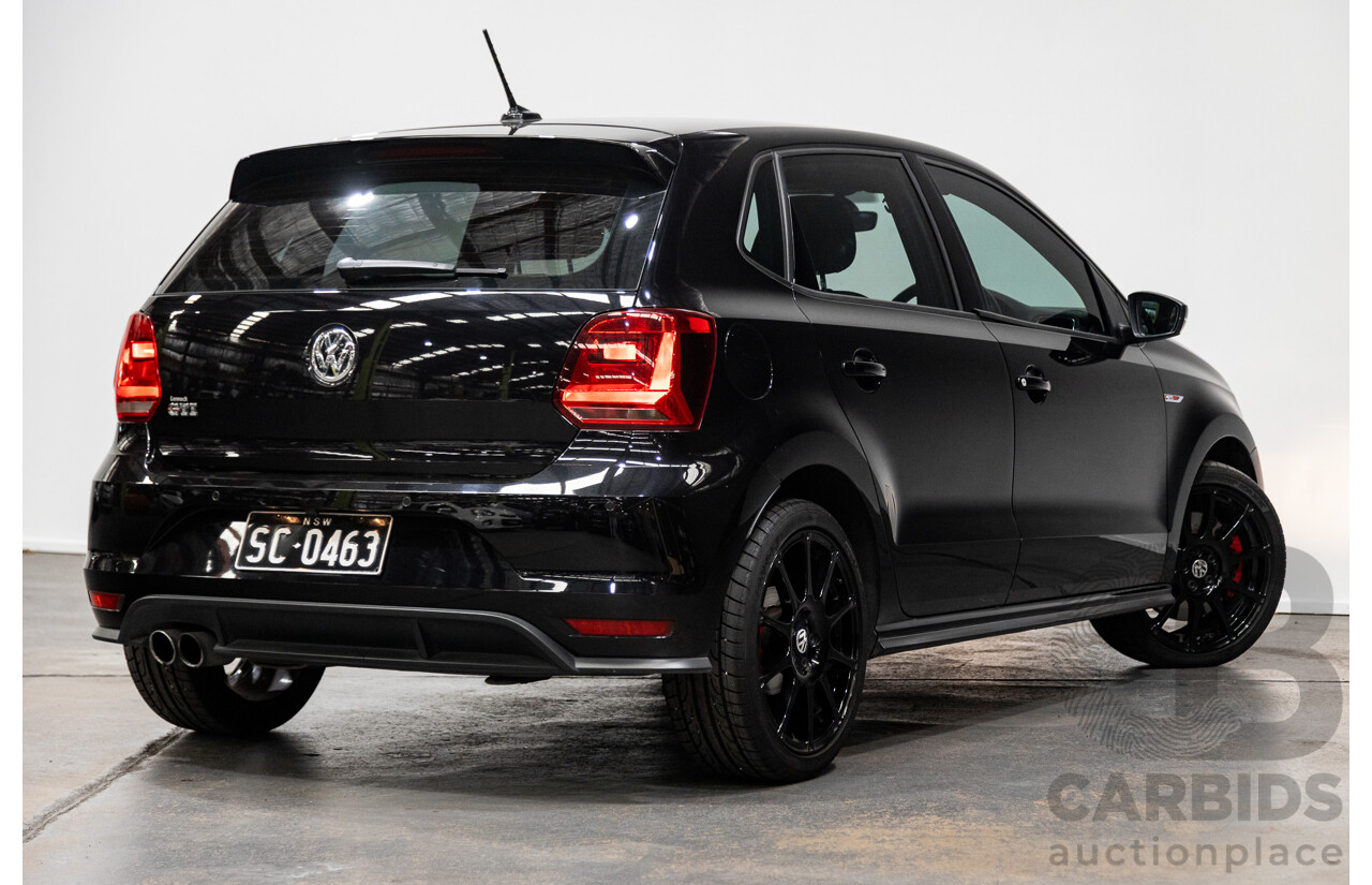 08/2017 Volkswagen Polo GTi FWD 6R MY17 5D Hatchback Black 1.8L