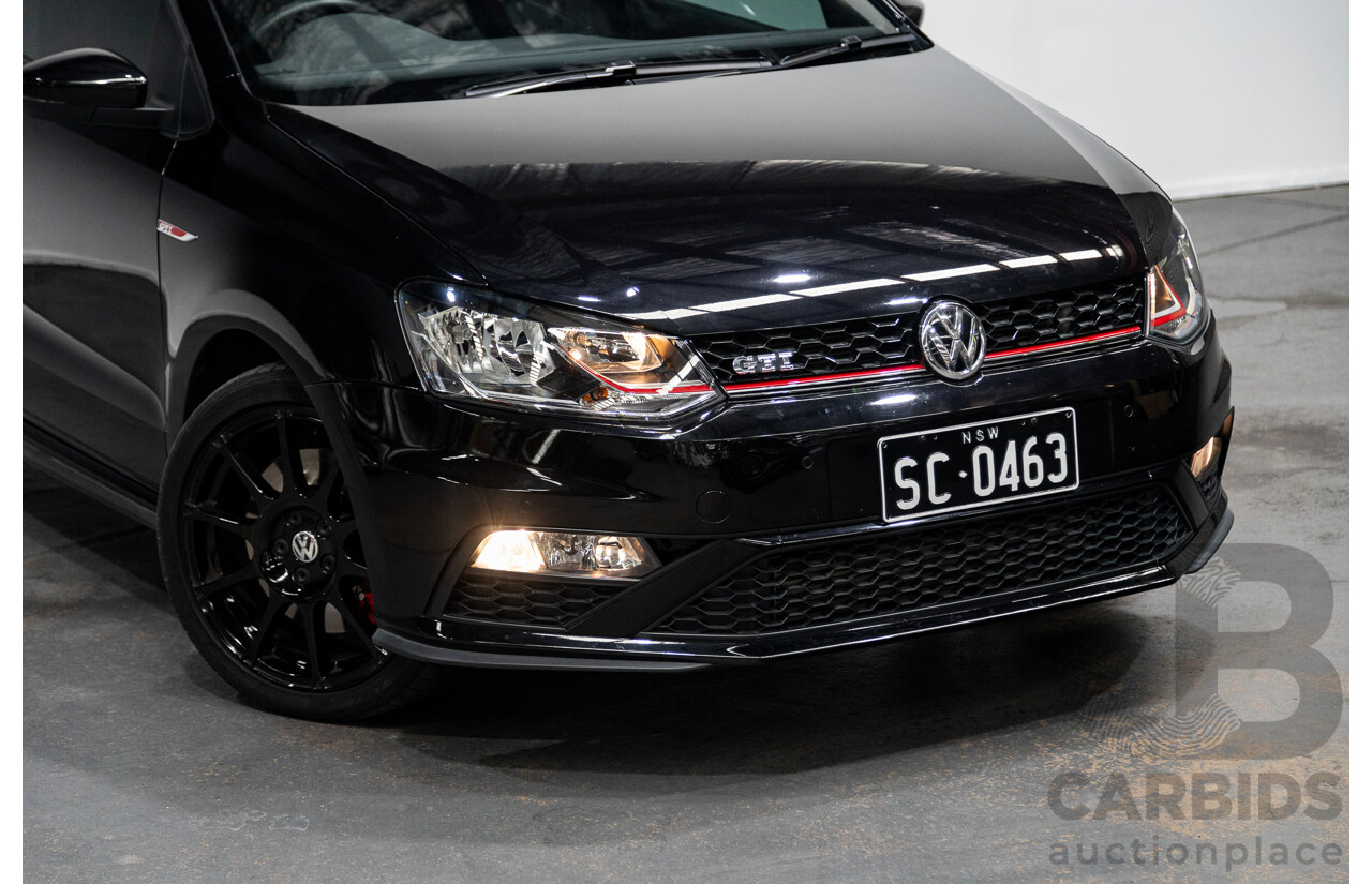 08/2017 Volkswagen Polo GTi FWD 6R MY17 5D Hatchback Black 1.8L