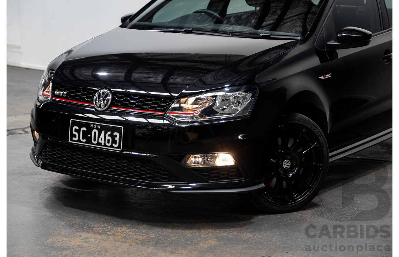 08/2017 Volkswagen Polo GTi FWD 6R MY17 5D Hatchback Black 1.8L