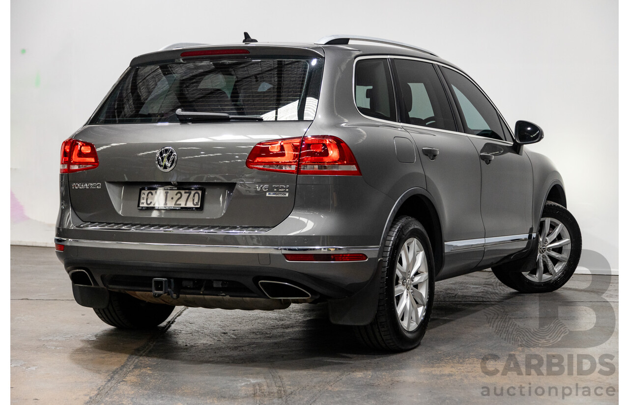 1/2015 Volkswagen Touareg (AWD) 150 TDI 7P MY14.5 4d Wagon Graphite Grey Metallic Turbo Diesel 3.0L