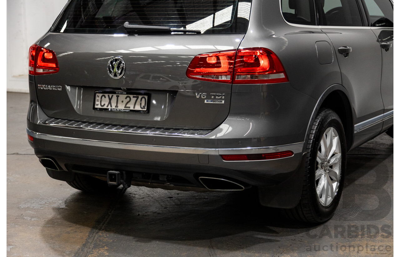 1/2015 Volkswagen Touareg (AWD) 150 TDI 7P MY14.5 4d Wagon Graphite Grey Metallic Turbo Diesel 3.0L