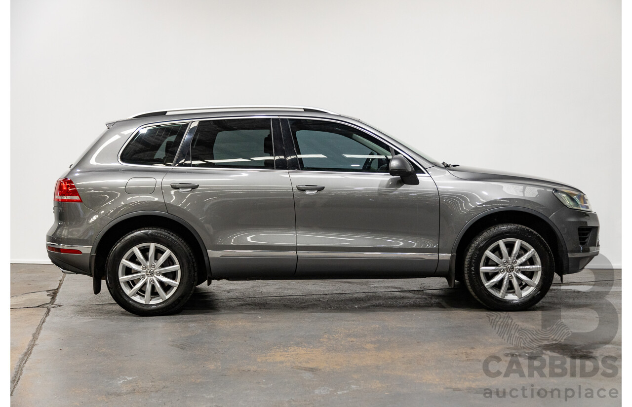 1/2015 Volkswagen Touareg (AWD) 150 TDI 7P MY14.5 4d Wagon Graphite Grey Metallic Turbo Diesel 3.0L