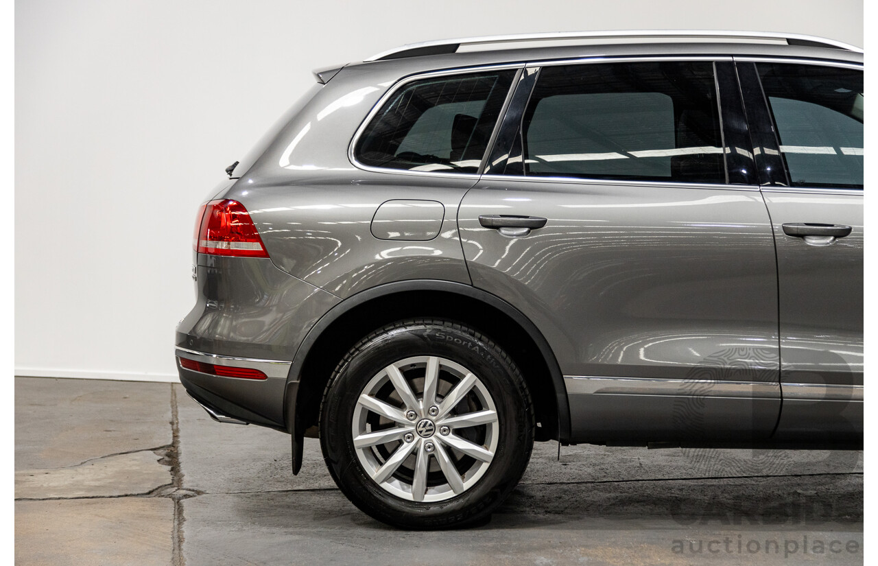 1/2015 Volkswagen Touareg (AWD) 150 TDI 7P MY14.5 4d Wagon Graphite Grey Metallic Turbo Diesel 3.0L