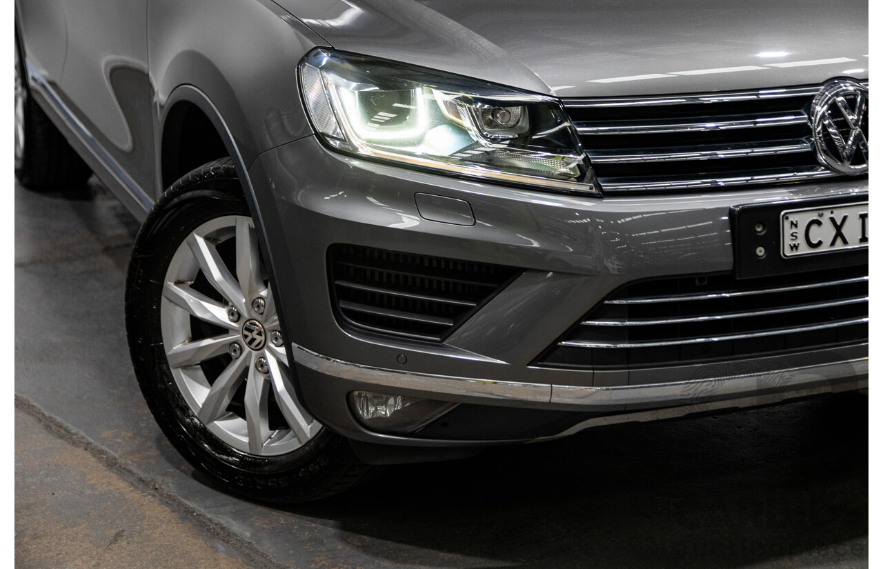 1/2015 Volkswagen Touareg (AWD) 150 TDI 7P MY14.5 4d Wagon Graphite Grey Metallic Turbo Diesel 3.0L