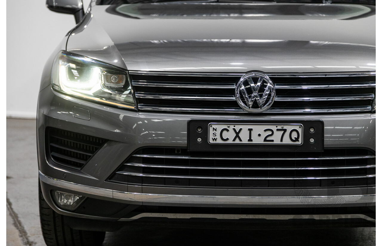 1/2015 Volkswagen Touareg (AWD) 150 TDI 7P MY14.5 4d Wagon Graphite Grey Metallic Turbo Diesel 3.0L