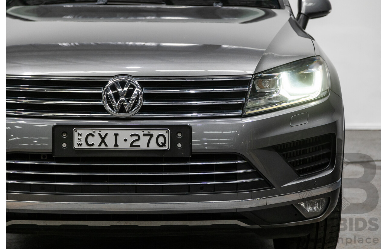 1/2015 Volkswagen Touareg (AWD) 150 TDI 7P MY14.5 4d Wagon Graphite Grey Metallic Turbo Diesel 3.0L