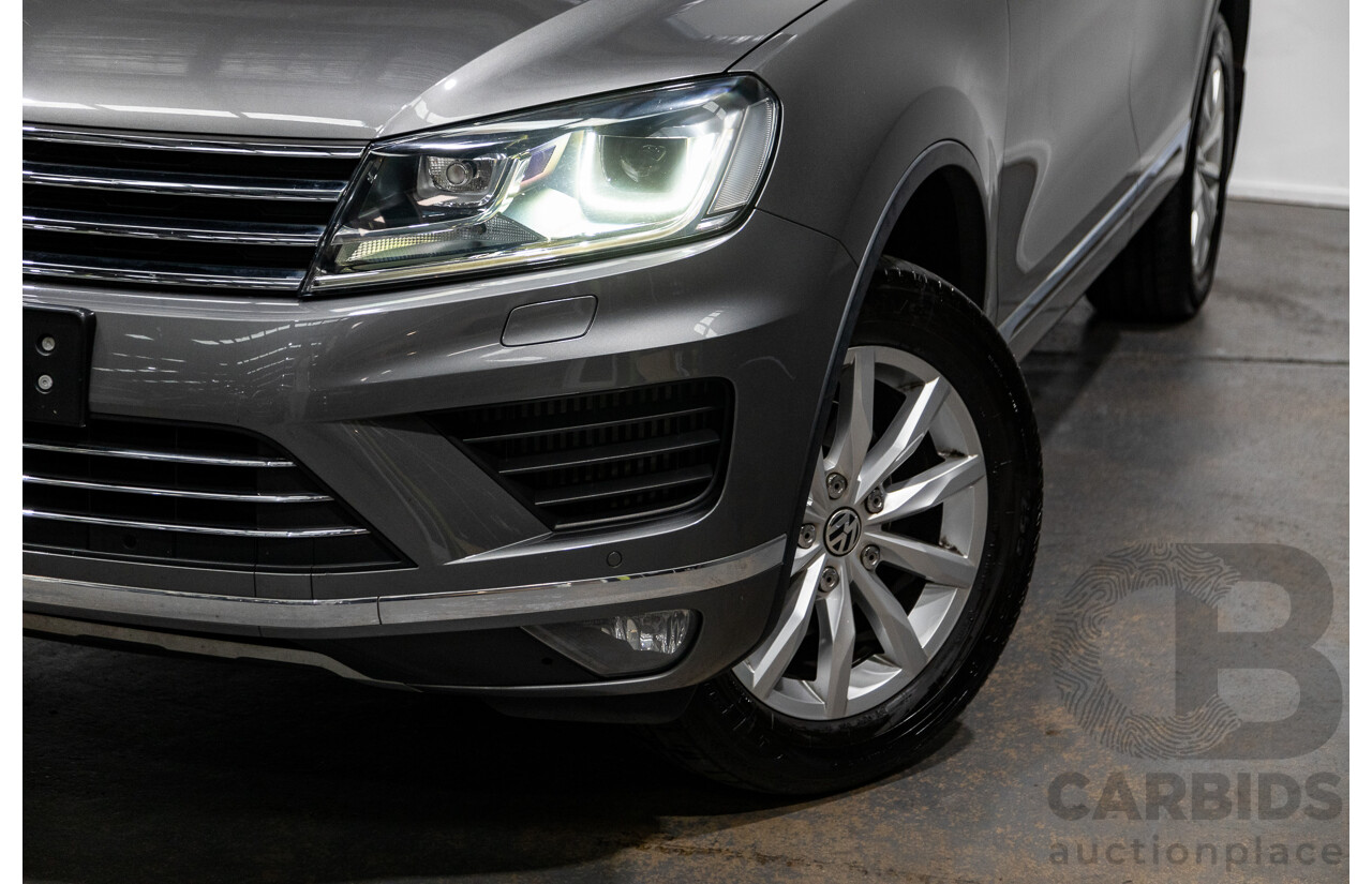 1/2015 Volkswagen Touareg (AWD) 150 TDI 7P MY14.5 4d Wagon Graphite Grey Metallic Turbo Diesel 3.0L