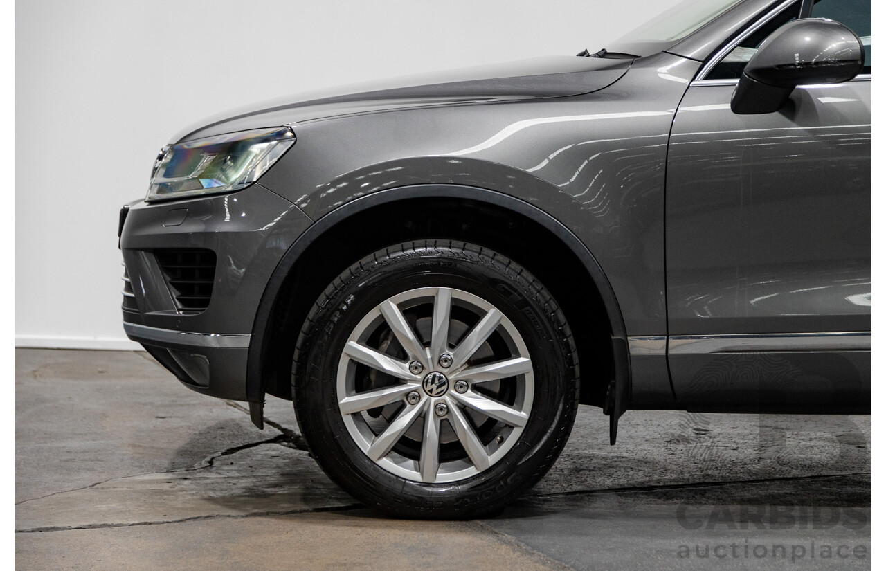 1/2015 Volkswagen Touareg (AWD) 150 TDI 7P MY14.5 4d Wagon Graphite Grey Metallic Turbo Diesel 3.0L