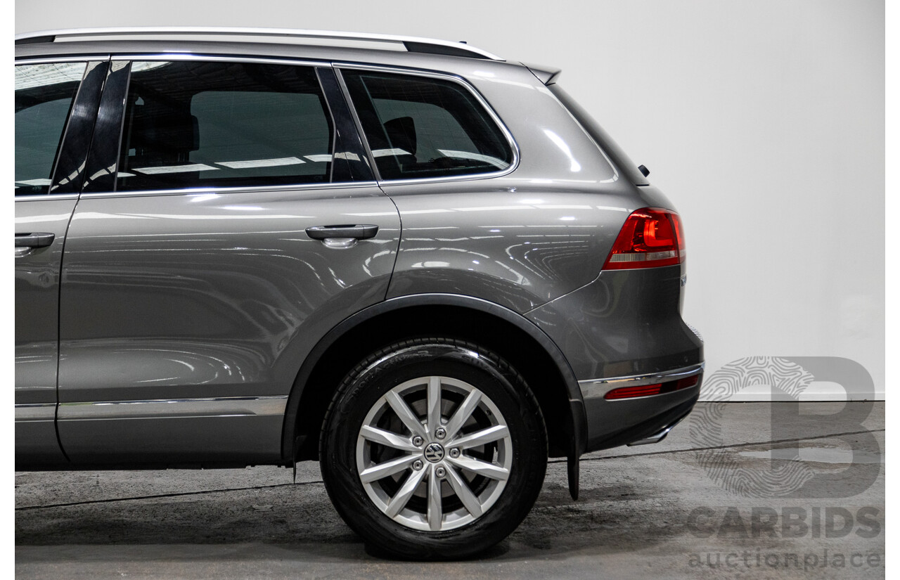 1/2015 Volkswagen Touareg (AWD) 150 TDI 7P MY14.5 4d Wagon Graphite Grey Metallic Turbo Diesel 3.0L