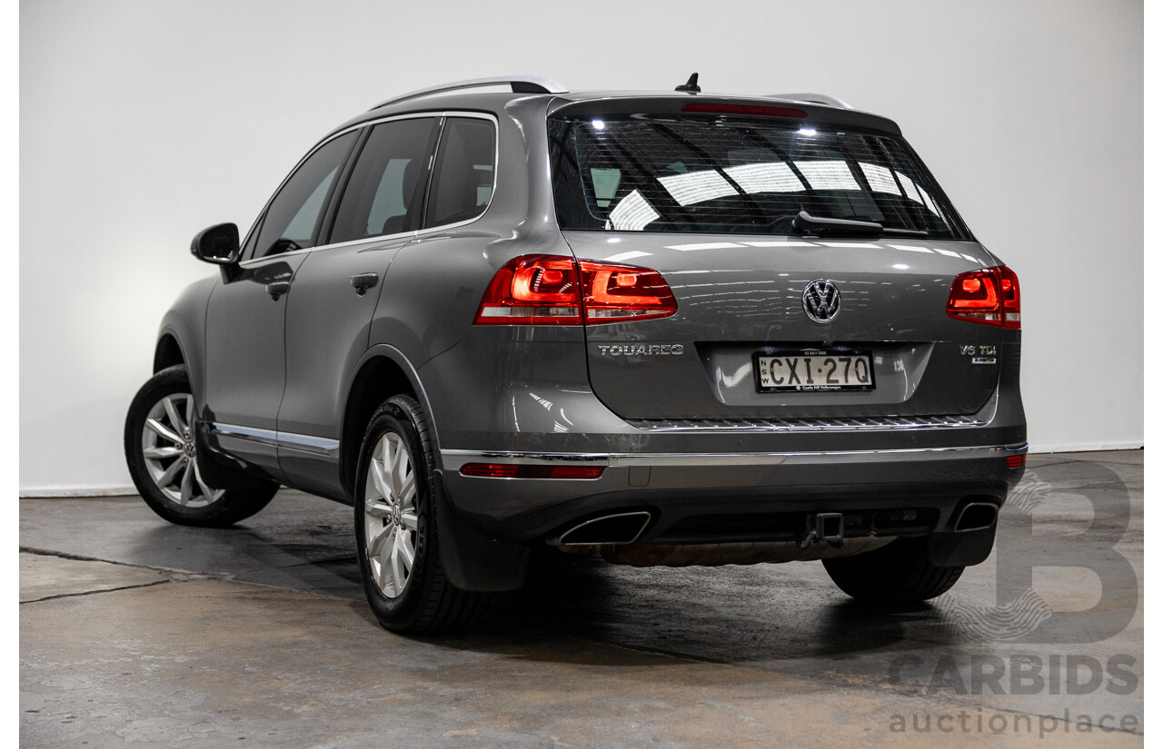 1/2015 Volkswagen Touareg (AWD) 150 TDI 7P MY14.5 4d Wagon Graphite Grey Metallic Turbo Diesel 3.0L